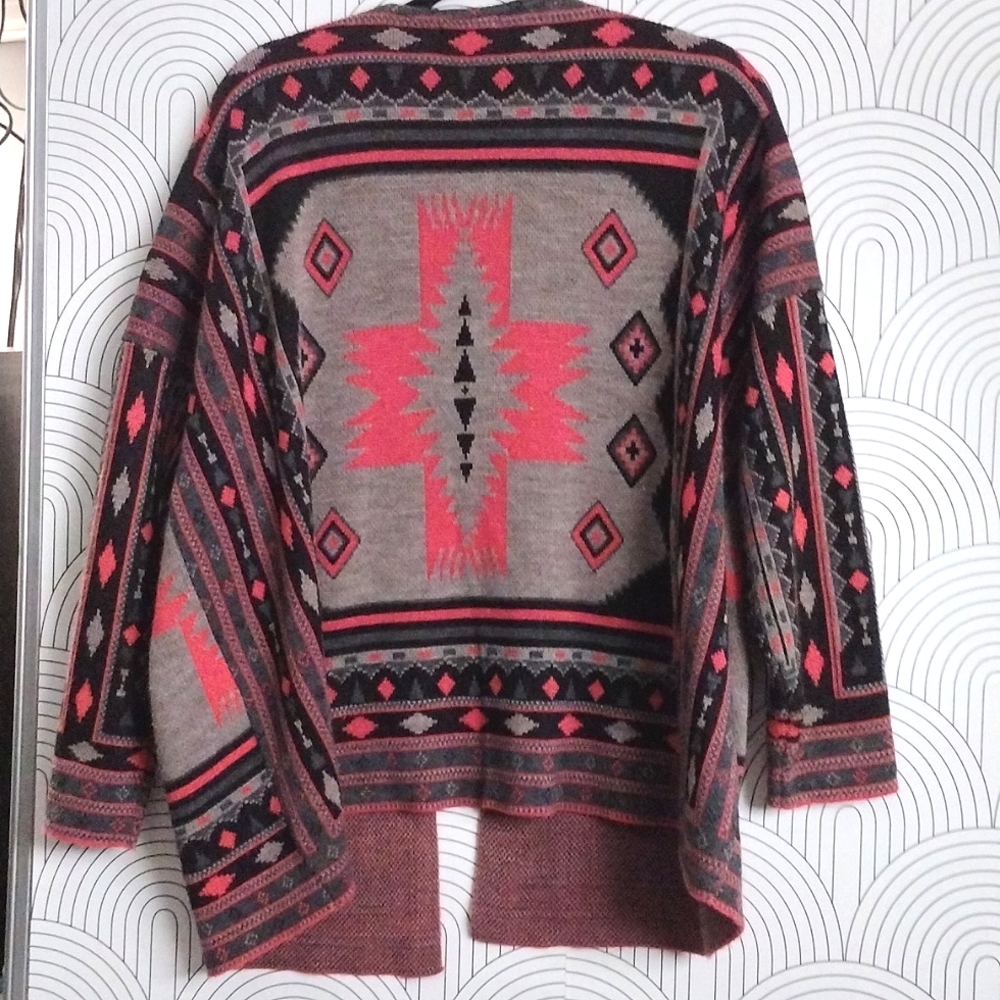 Metaphor open front sweater